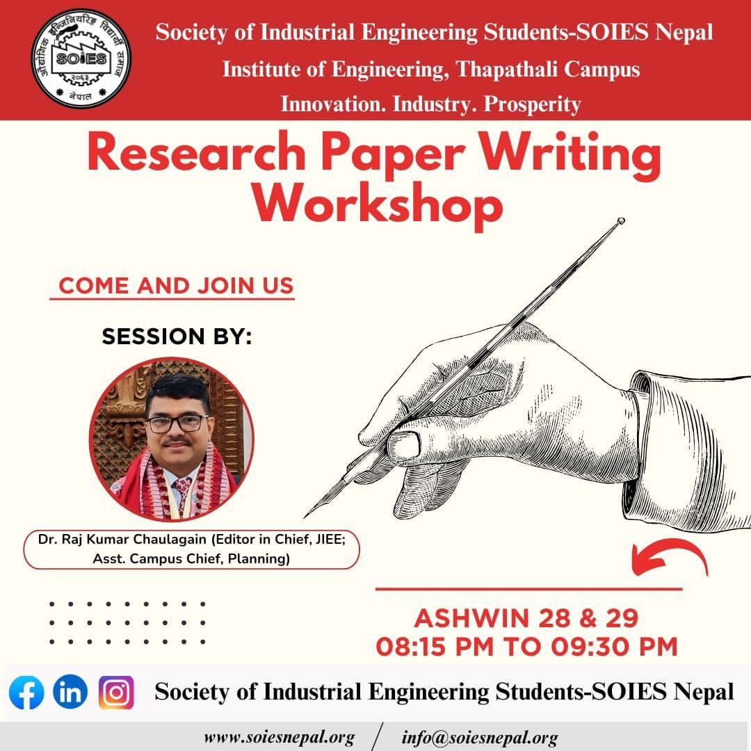 Research Paper Writing Workshop