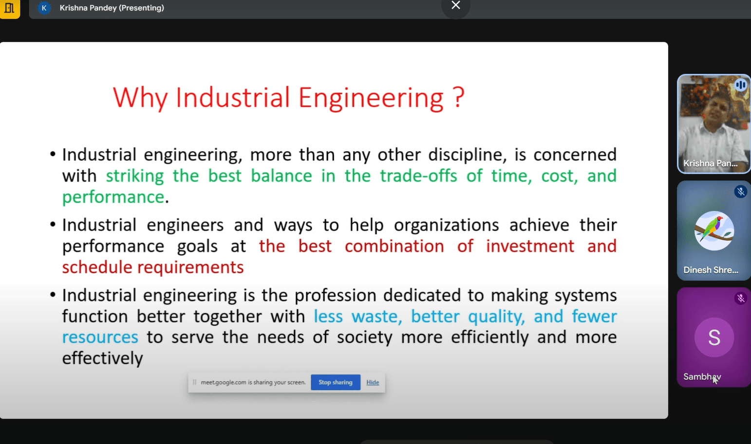 Online Orientation Program about IE